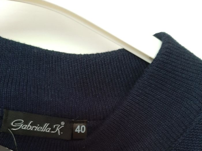 Ladies Navy Crew Neck Jumper Brand New