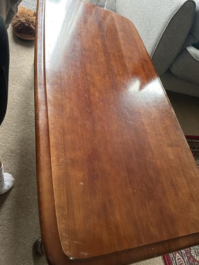 Mahogany coffee table