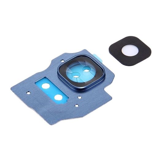 For Samsung Galaxy S8 Plus G955 Camera Lens Rear Glass Cover With Frame Blue - FHT35SMCL