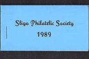 1989 Ireland Sligo Philatelic Society Exhibition Booklet with 3 X 15p Architectural Definitive Stamps Series Mint Never Hinged (MNH) no 217