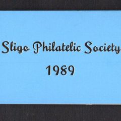 1989 Ireland Sligo Philatelic Society Exhibition Booklet with 3 X 15p Architectural Definitive Stamps Series Mint Never Hinged (MNH) no 217