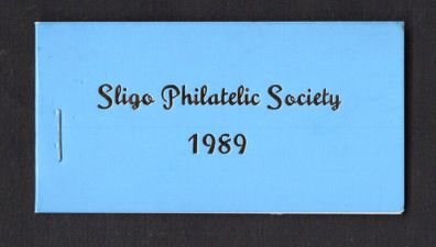 1989 Ireland Sligo Philatelic Society Exhibition Booklet with 3 X 15p Architectural Definitive Stamps Series Mint Never Hinged (MNH) no 217