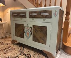 Upcycled Solid Wood Sideboard - The Finicky Fox Cafe design