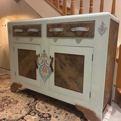 Upcycled Solid Wood Sideboard - The Finicky Fox Cafe design