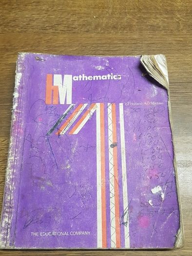 Vintage Mathematics Book