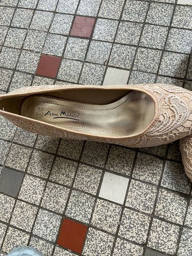 Wedding shoes off white/light beige. Size 8/41