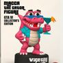 Vice City Leonida Crocodile  3D Printed Collectible GTA decoration Image 3