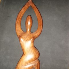Wooden figurine Yoga