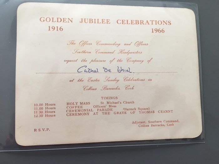 1916 --1966  dinner   invite
