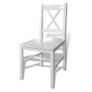 5 Piece Dining Set White Image 5
