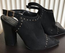 Ladies Black Suede Shoes by New Look