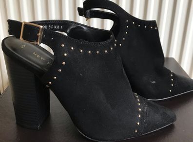 Ladies Black Suede Shoes by New Look