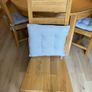 Oak Table Round and 6 Chairs Image 3