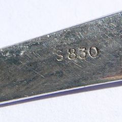 Vintage Silver 830 Golf Club Solid Serving Spoon 14,5g