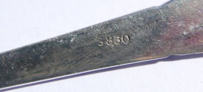 Vintage Silver 830 Golf Club Solid Serving Spoon 14,5g