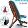 MASSIVE SALE Adjustable Weight Bench Incline Decline Flat Workout Bench 90 Degree Upright Home Training Sit up Gym Bench (FREE SHIPPING) Image 2
