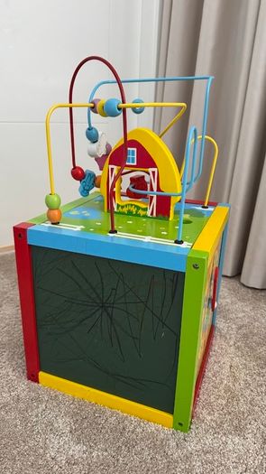 Ultimate 5-in-1 Educational Activity Toy - Cognitive Skills, Color Recognition, Learning Shapes, Imagination, Drawing