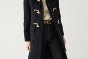Women coat longline collared Duffle coat from M&amp;S