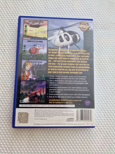 Air Ranger Rescue Helicopter PlayStation2 Ps2 Games Original