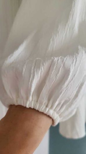 George ivory wide frill collar blouse Sz 12 - Bnwt Rrp 16 Sterling