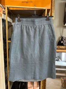 Carolyn Donelly Leather Skirt Size Uk 12