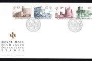 1987 Great Britain Royal Mail High Value Definitive Stamps Addressed First Day Cover (FDC)