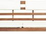 Garden Bench 2-in-1 with Padding 190 cm Solid Acacia Wood Image 2