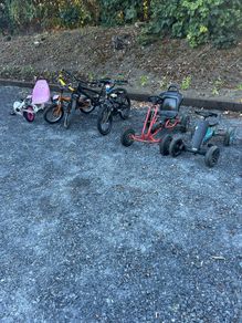 Bikes and go carts