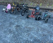 Bikes and go carts