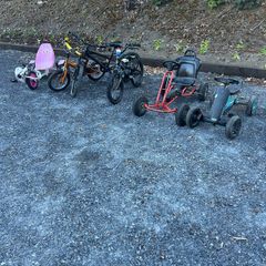 Bikes and go carts