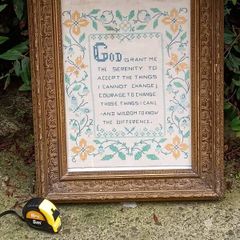 Late Nineteenth Century Sample in plaster Gilded Frame