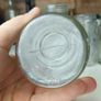 491 - Set of 6 Vintage Clear Glass Screw Top Collectible Decorative Jars Image 3