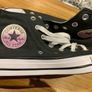 Grey with purple ombre Chuck Taylor All Star Converse High Tops Image 2