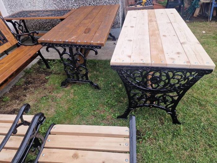 cast iron ( Tables - benches - chairs )