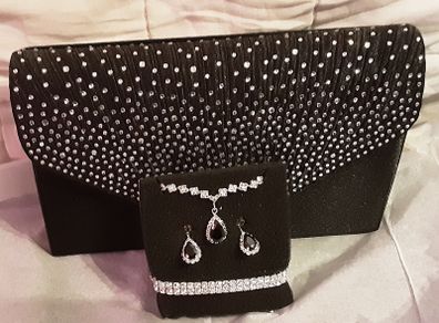 new clutch bag,  costume jewellery #3