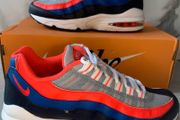 Nike Air Max 95 Grey Blue Crimson