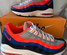 Nike Air Max 95 Grey Blue Crimson