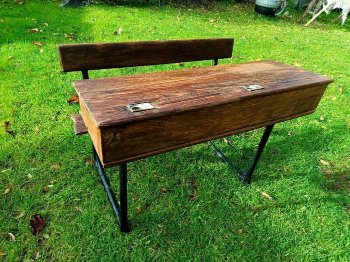 Beautifully Restored Antique School Desk