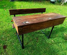 Beautifully Restored Antique School Desk