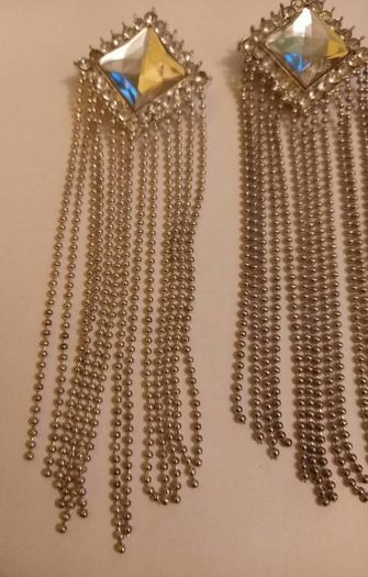 Faux Diamante Brooche X 3
