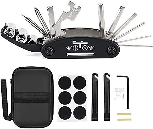 16 in 1 Multi-Function Bike Bicycle Repair Tool Kit Allen Wrench with Tire Pry Bars Rods