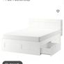 ikea  Storage King Bed with headboard Image 2
