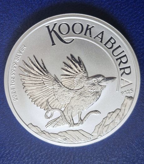 Australia 2024 Kookaburra 1 Oz Silver 1 Dollar