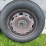 VW POLO ,3 steel rims with good tyres & 4 VW polo hub caps Image 10