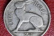 Ireland 1939 3 pence 3d Low Mintage coin