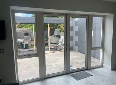 Aluclad French doors and windows