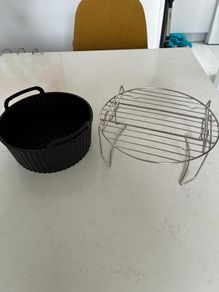 Air Fryer Accessories - Rack & Silicone Liner
