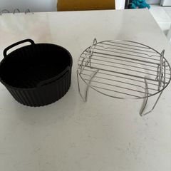 Air Fryer Accessories - Rack & Silicone Liner