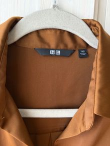 Uniqlo satin shirt