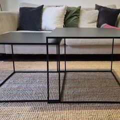 Pebble Nest Tables - Set of 2 Contemporary Coffee Tables